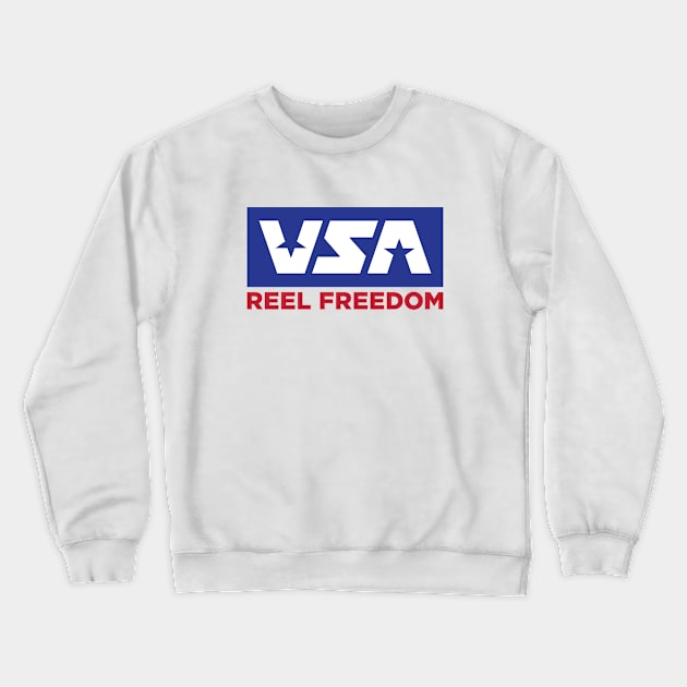 USA Freedom quote Crewneck Sweatshirt by RetroArtCulture